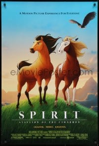 1g833 SPIRIT STALLION OF THE CIMARRON DS 1sh 2002 Dreamworks Native American horse cartoon!