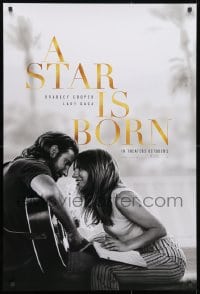 1g839 STAR IS BORN teaser DS 1sh 2018 Bradley Cooper stars and directs, romantic image w/Lady Gaga!