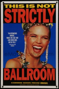 1g863 STRICTLY BALLROOM teaser 1sh 1992 cool close-up image of sexy Sonia Kruger as Tina Sparkle!