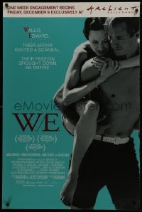 1g954 W.E. advance DS 1sh 2011 directed by Madonna, romantic Abbie Cornish and James D'Arcy!