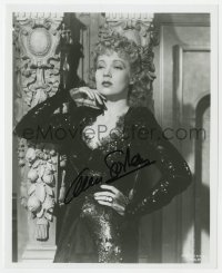 1h848 ANN SOTHERN signed 8x10 REPRO still 1980s MGM studio portrait wearing sequined dress!