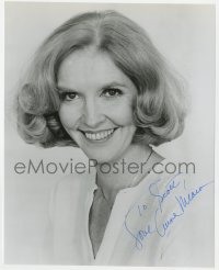1h851 ANNE MEARA signed 8x10 REPRO still 1980s head & shoulders smiling portrait of Mrs. Stiller!