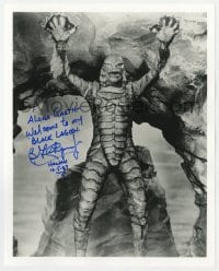 1h858 BEN CHAPMAN signed 8x10 REPRO still 1997 as Gill Man in Creature from the Black Lagoon!