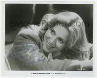 1h293 BLYTHE DANNER signed 8x10 still 1976 great smiling close up when she was in Futureworld!