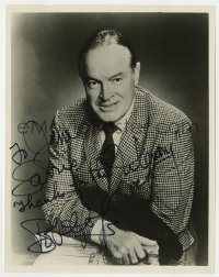 1h295 BOB HOPE signed 8x10.25 still 1954 great smiling portrait of the legendary comedian!