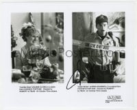 1h310 CHRIS O'DONNELL signed 8x10 still 1998 split image with Glenn Close from Cookie's Fortune!