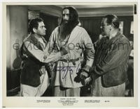 1h311 CHRISTOPHER LEE signed 8x10 still 1966 close up being restrained as Rasputin The Mad Monk!