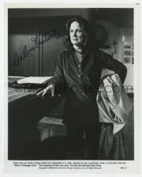1h316 COLLEEN DEWHURST signed 8x10 still 1979 close up in a scene from When a Stranger Calls!
