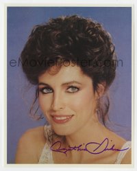1h756 CYNTHIA SIKES signed color 8x10 REPRO still 1990s great head & shoulders smiling portrait!