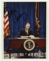 1h758 DANA CARVEY signed color 8x10 REPRO still 1990s his famous George Bush impression on SNL!