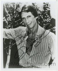 1h572 DAVID BRENNER signed 8x9.75 publicity still 1990s great portrait with his shirt open!