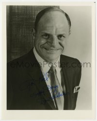 1h887 DON RICKLES signed 8x10 REPRO 1980s great smiling head & shoulders portrait in suit & tie!