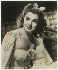 1h347 ESTHER WILLIAMS signed 7.5x9.25 still 1940s super sexy MGM studio portrait in low-cut nightie!