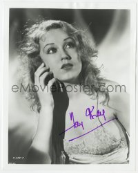 1h894 FAY WRAY signed 8x10.25 REPRO still 1980s sexy close up in tattered dress from King Kong!