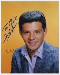 1h768 FRANKIE AVALON signed color 8x10 REPRO still 2000s youthful portrait of the pop singer!
