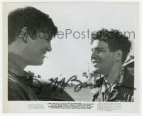 1h388 JEFF BRIDGES signed 8.25x10 still 1971 c/u with Timothy Bottoms in The Last Picture Show!