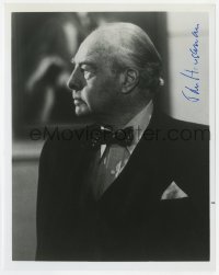 1h927 JOHN HOUSEMAN signed 8x10 REPRO still 1980s as Professor Kingsford in The Paper Chase!