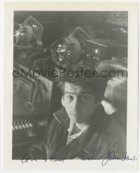 1h928 JOHN HURT signed 8x10 REPRO still 1980s great seated close up of the Hollywood star!
