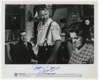 1h402 JOHN MILLS signed 8.25x10 still 1967 close up as the father in The Family Way!