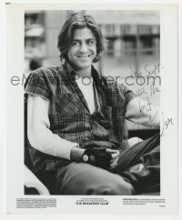 1h408 JUDD NELSON signed 8x9.75 still 1984 The Breakfast Club kid from the wrong side of the tracks!