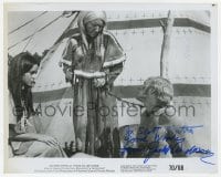 1h409 JUDITH ANDERSON signed 8.25x10.25 still 1970 with Richard Harris in A Man Called Horse!