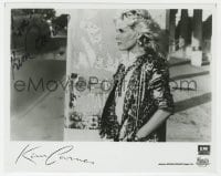 1h596 KIM CARNES signed 8x10 music publicity still 1980s profile portrait of the singer at EMI!