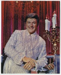 1h121 LIBERACE signed 8x10 program book cover 1977 great smiling portrait of the famous pianist!