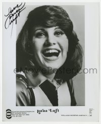 1h601 LORNA LUFT signed 8x10 publicity still 1980s Judy Garland's singer daughter close up!