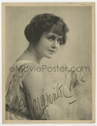 1h438 MARGUERITE CLARK signed 7x9 still 1920s head & shoulders portrait of the silent actress!