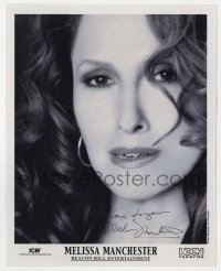 1h608 MELISSA MANCHESTER signed 8x10 music publicity still 2000s sexy portrait of the pop singer!