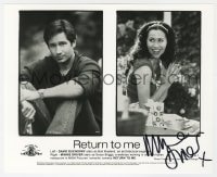 1h454 MINNIE DRIVER signed 8x10 still 2000 split image with David Duchovny from Return to Me!