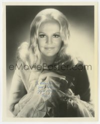 1h966 PEGGY LEE signed deluxe 8x10 REPRO still 1960s waist-high portrait of the sexy singer/actress!