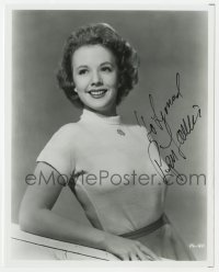 1h968 PIPER LAURIE signed 8x10 REPRO still 1980s great smiling close up in short sleeve sweater!