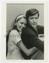 1h518 SUSAN BLAKELY signed TV 7x9.25 still 1976 portrait with Peter Strauss in Rich Man, Poor Man!