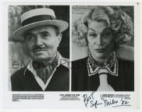 1h520 SYLVIA MILES signed 8x10.25 still 1982 split image with James Mason in Evil Under the Sun!