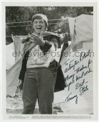 1h529 TOMMY STEELE signed 8x10 still 1968 singing Something Sort of Grandish in Finian's Rainbow!