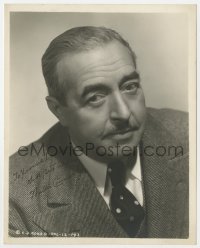 1h539 WALTER CONNOLLY signed deluxe 7.75x9.75 still 1930s great head & shoulders portrait!