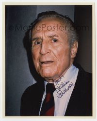 1h839 WILLIAM BAKEWELL signed color 8x10 REPRO still 1990s the silent actor late in his career!