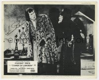 1h534 VINCENT PRICE signed English FOH LC 1962 as Richard of Gloucester in Tower of London!