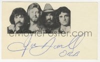 1h696 JOE BONSALL signed 3x5 index card 1980s can be framed & displayed with a repro still!