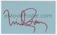 1h711 MICKEY ROONEY signed 3x5 index card 1980s it can be framed & displayed with a repro!