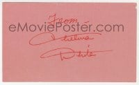 1h729 THELMA WHITE signed 3x5 index card 1980s can be framed & displayed with a repro still!