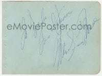 1h159 MARILYN MONROE signed 5x6 cut album page 1950s love & kisses, obtained in New York apartment!