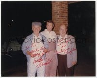 1h250 WILLIAM BENEDICT/FRANK COGHLAN JR. signed color 8x10 photo 1970s Whitey & Billy Batson!