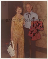 1h249 WILLIAM BENEDICT signed color 8x10 photo 1970s decades after he was Whitey in The Bowery Boys!
