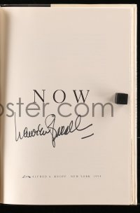 1h016 LAUREN BACALL signed hardcover book 1994 her illustrated autobiography Now!