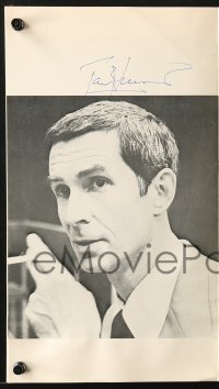 1h087 ANTHONY PERKINS signed stage play souvenir program book 1974 when he was in Equus!