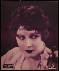 1j023 CAMILLE jumbo LC 1927 close up of beautiful Norma Talmadge wearing pearl necklace!