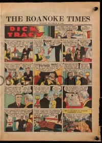 1j043 ROANOKE TIMES 11x15 newspaper comic section 1946 Flash Gordon, Dick Tracy, Pussycat Princess!