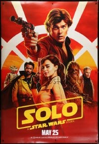 1k048 SOLO DS bus stop 2018 A Star Wars Story, Ehrenreich, Clarke, Harrelson, art of top cast!